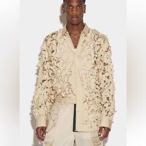 DSQUARED2 Beige Cutout Shirt